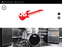 Tablet Screenshot of charlestownmusicstudios.com